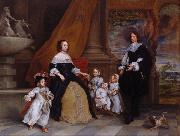 Gonzales Coques The Family of Jan Baptista Anthonie (mk25` painting